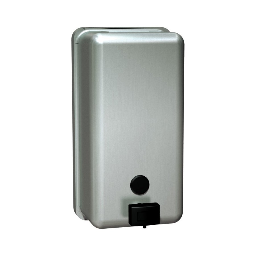 Liquid Soap Dispenser, Vertical, Surface Mounted, 40 oz