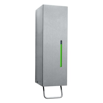 Surface-Mounted Manual Foam Soap Dispenser, Satin Finish, 34-fl oz.