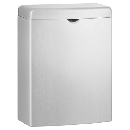 Surface-Mounted Sanitary Napkin Disposal, Satin Finish, 1-Gallon