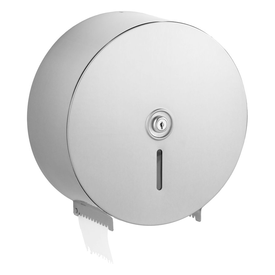 Surface-Mounted Jumbo Toilet Tissue Dispenser, Satin Finish, One Roll