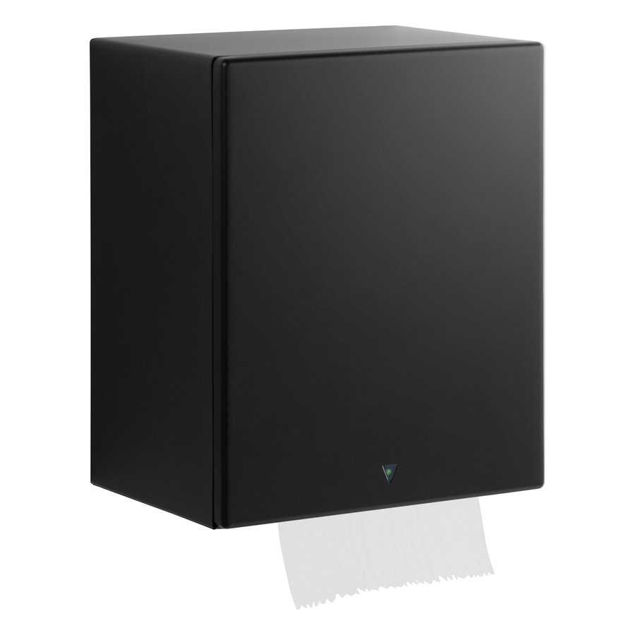 Surface-Mounted Automatic Roll Paper Towel Dispenser, Matte Black