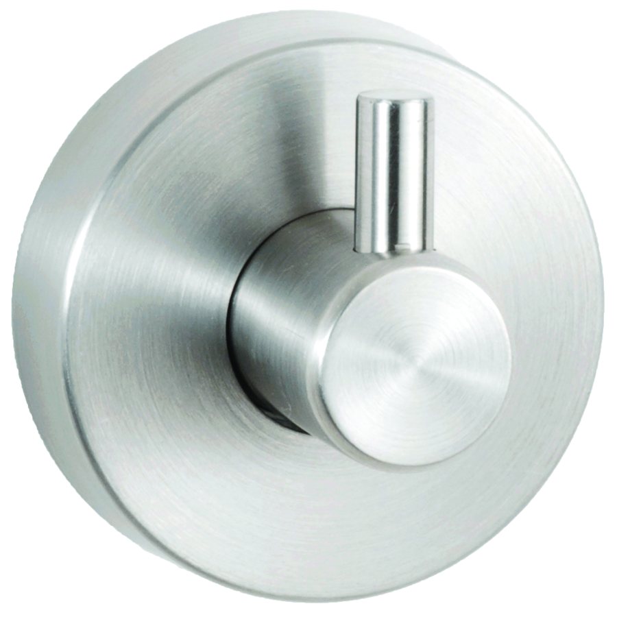 Surface-Mounted Single Coat Hook, Cubicle Collection, Satin Finish