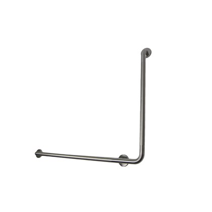 Stainless Steel Grab Bar 40"x30" 1.25" Diameter Left Hand