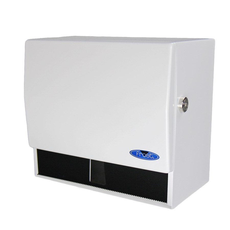 Universal Roll and Single Fold Paper Towel Dispenser With Lock