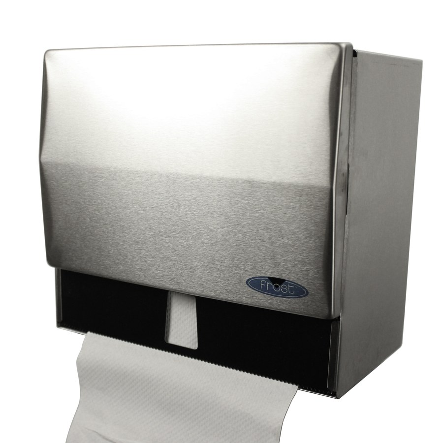 Universal Roll and Single Fold Paper Towel Dispenser