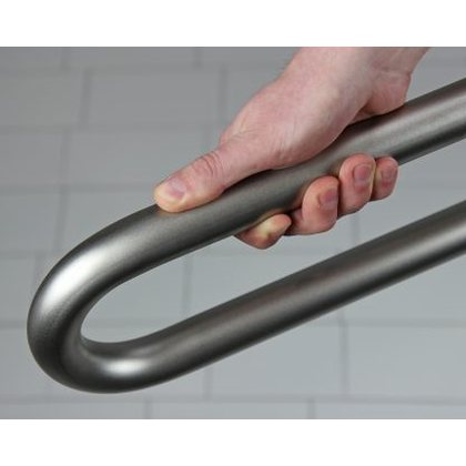 Swing Up Grab Bar Stainless Steel With Toilet Tissue Dispenser