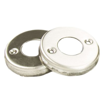 Outer flanges for shower rod