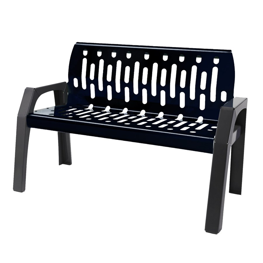 Heavy Duty Steel Outdoor Bench 4'