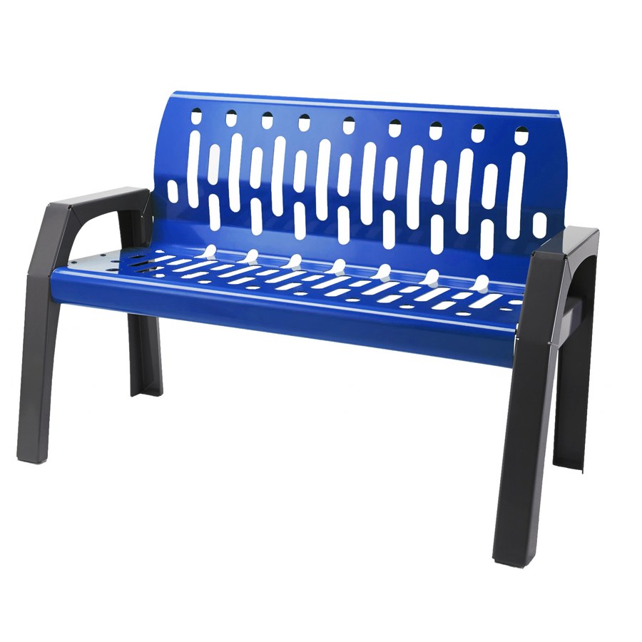 Heavy Duty Steel Outdoor Bench 4'