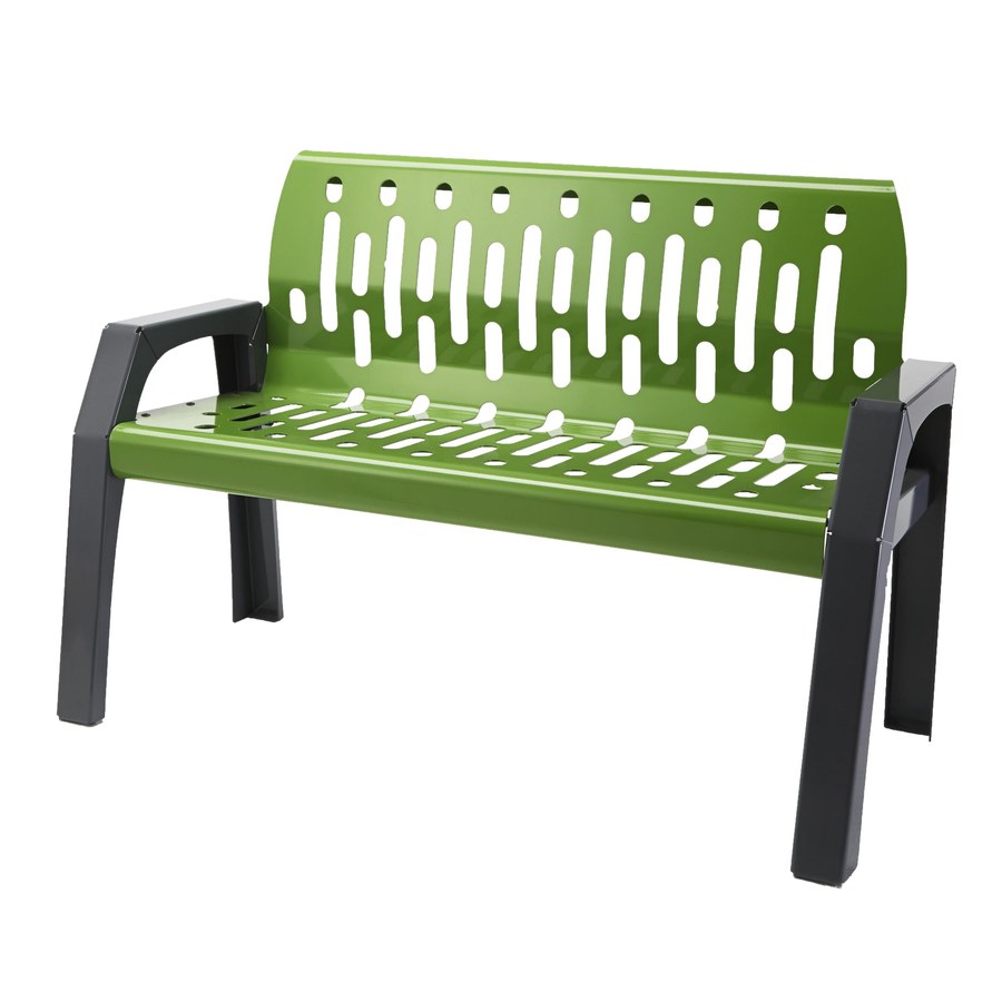 Heavy Duty Steel Outdoor Bench 4'
