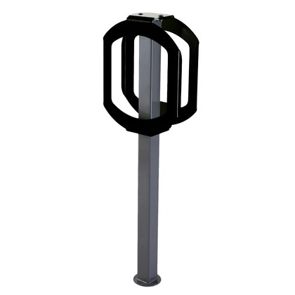 Steel outdoor 2 bike rack