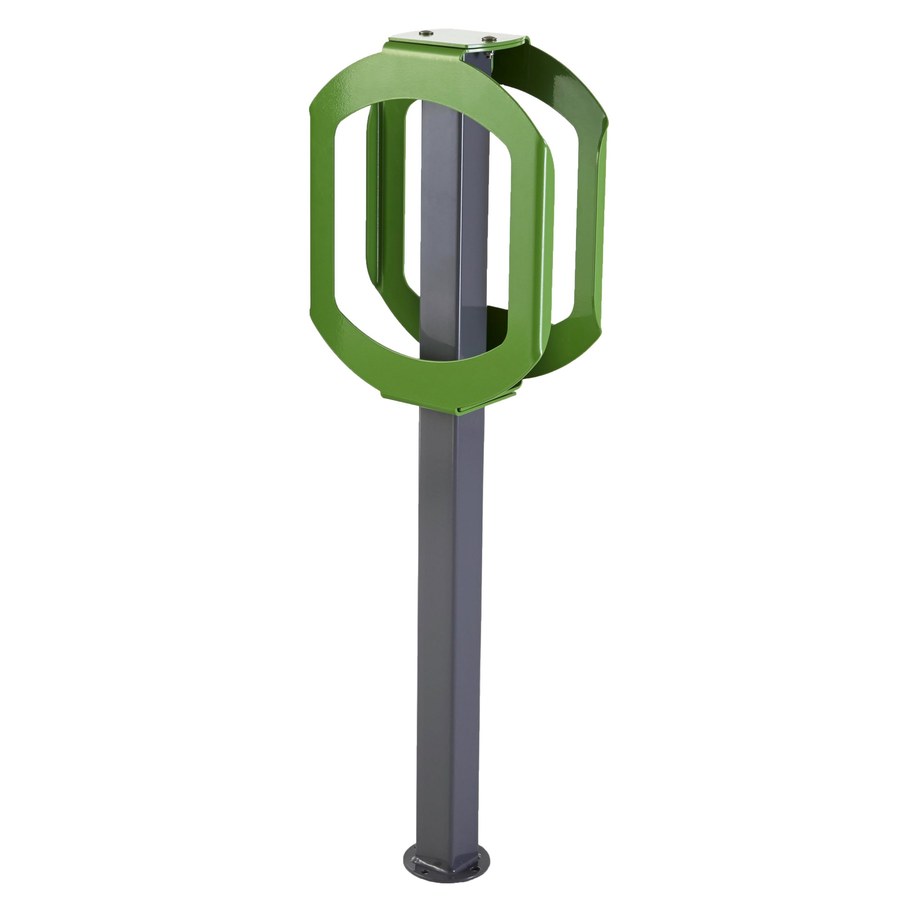 Steel outdoor 2 bike rack