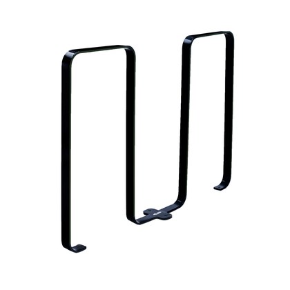Steel outdoor 5 bike rack