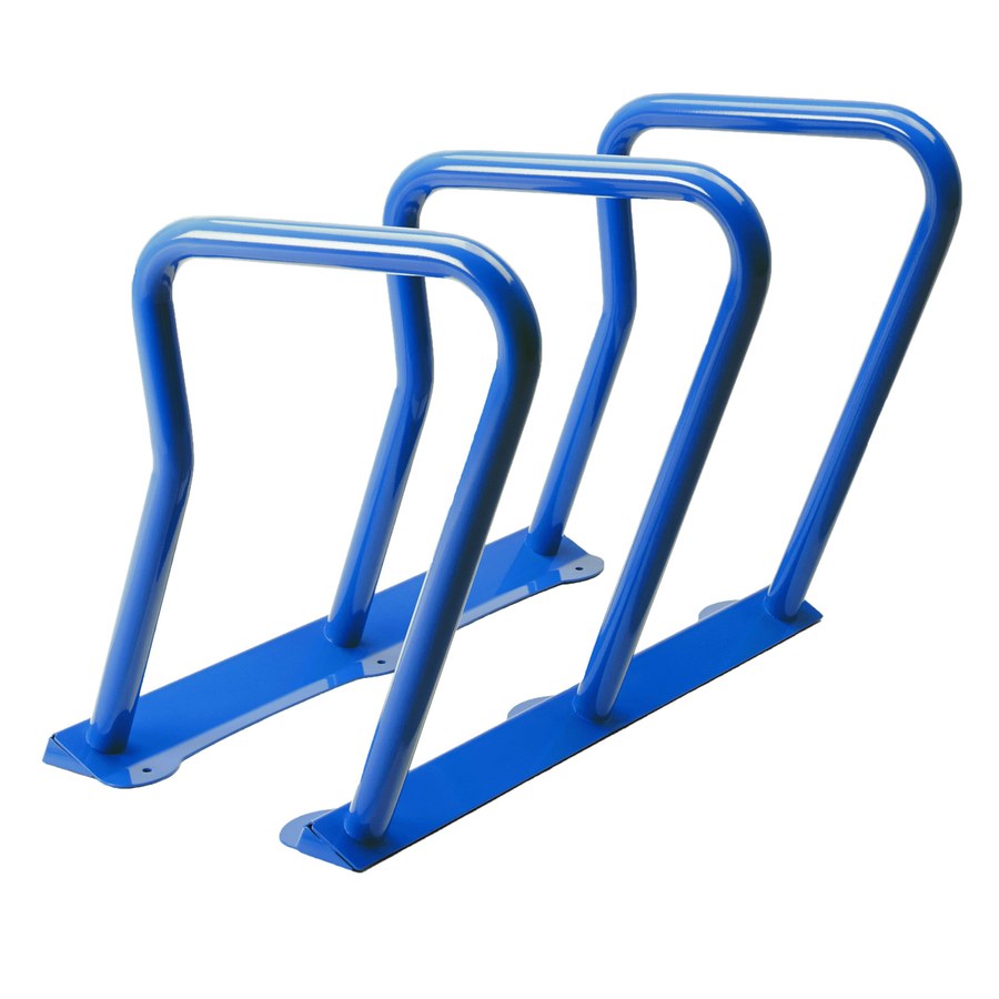 Steel outdoor 6 bike rack