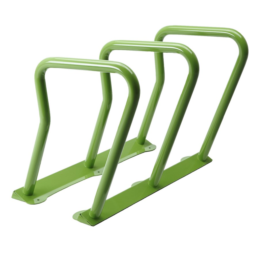 Steel outdoor 6 bike rack