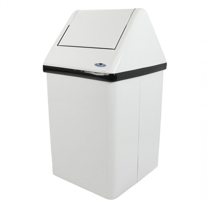 Small Waste Receptacle with Lid