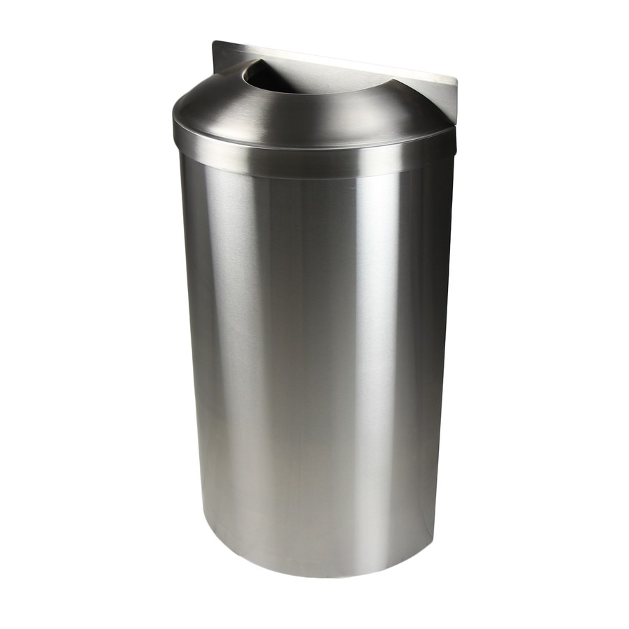 Wall Mounted Waste Receptacle with Open Top