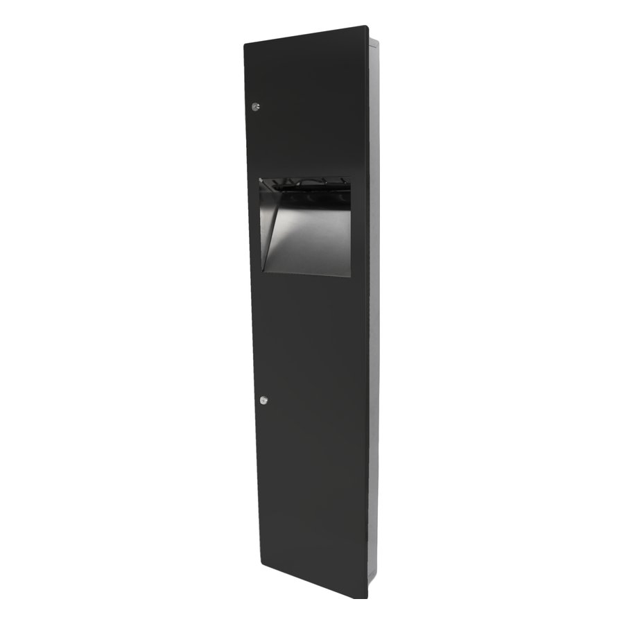 Stainless Steel Combination Dispenser/Disposal, 4.5″ Depth, Recessed, Matte Black