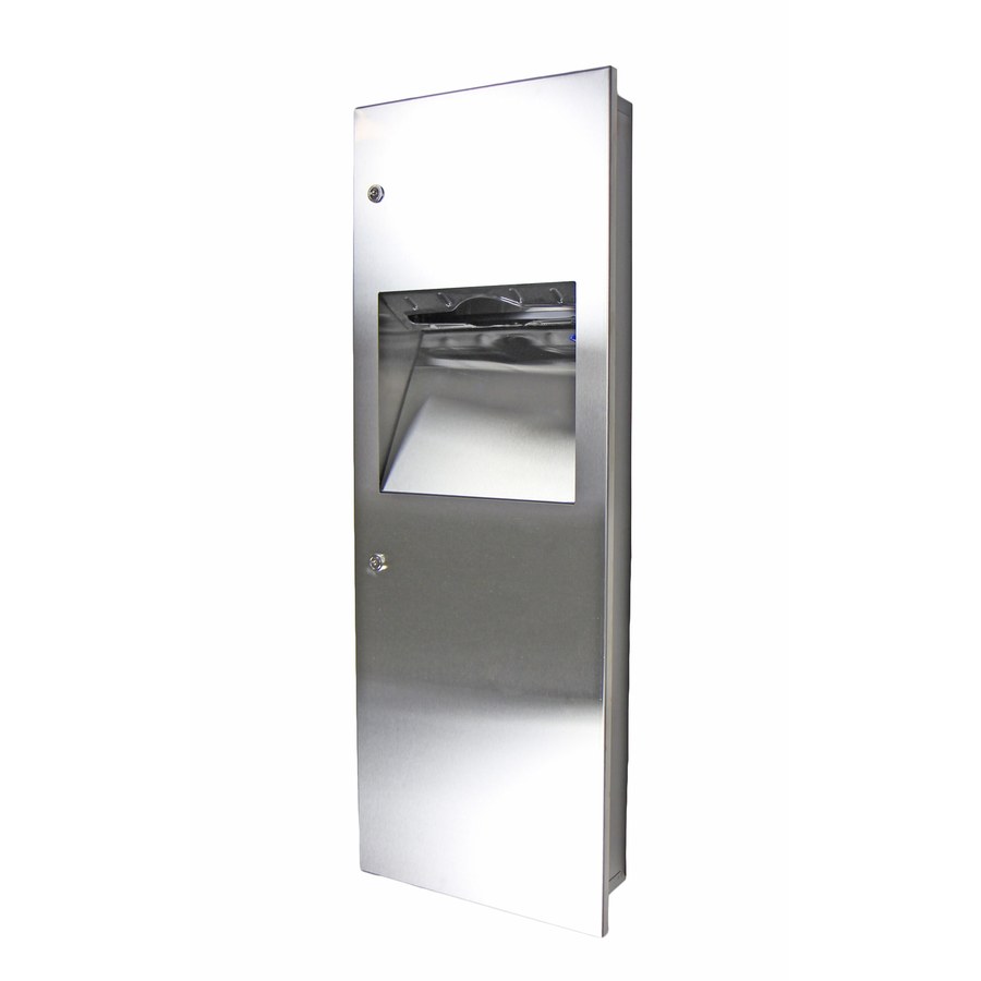 Medium Surface Mounted Combination Paper Towel Disp./Disposal 4.5" Depth