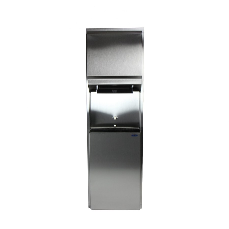 Recessed Control Roll Paper Towel Disp./Disposal Open Waste