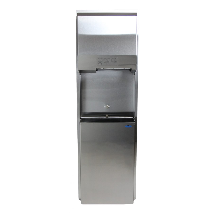 Recessed Mechanical Hands Free Paper Towel Disp./Disposal Open Waste