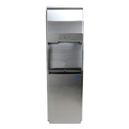Recessed Mechanical Hands Free Paper Towel Disp./Disposal Open Waste