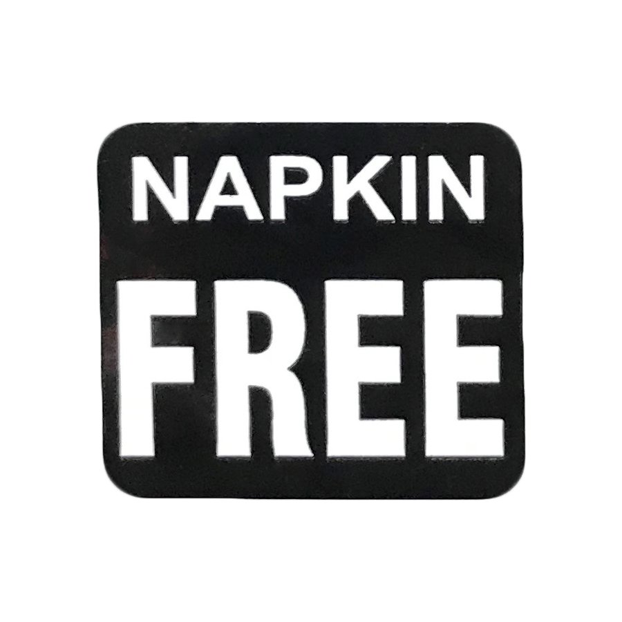 Free Decal for Napkin Vendor
