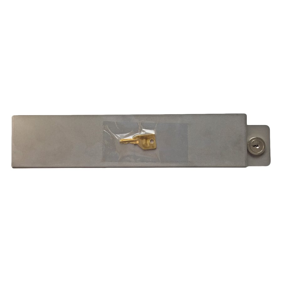 Coin box lock and key