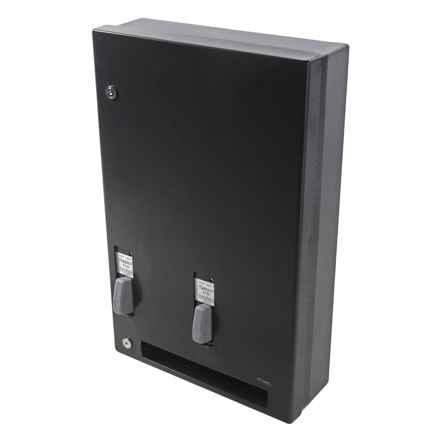 Push Button Free Feminine Product Dispenser Matte Black