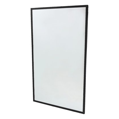 Solid Frame Mirror with Matte Black Frame
