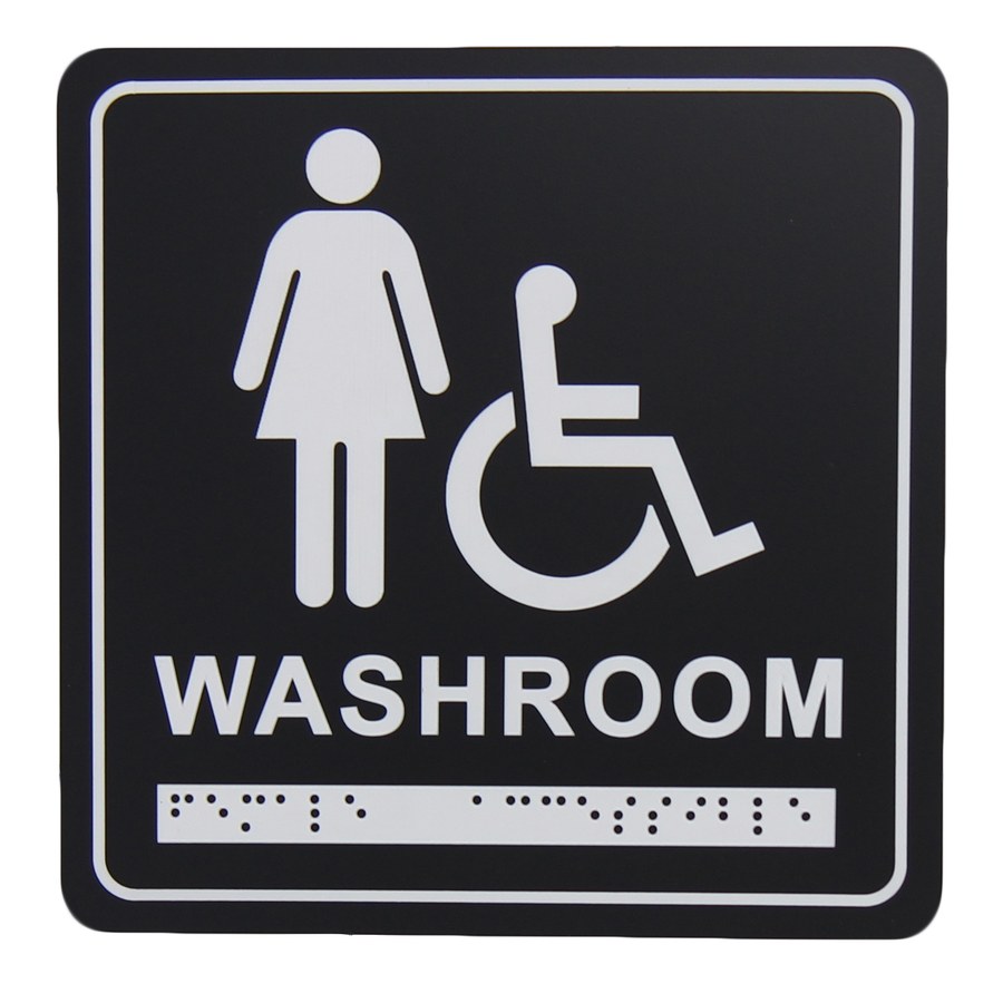 Female/Handicapped Washroom Signage