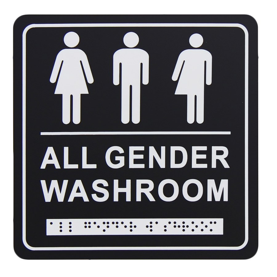 Gender Neutral Washroom Signage