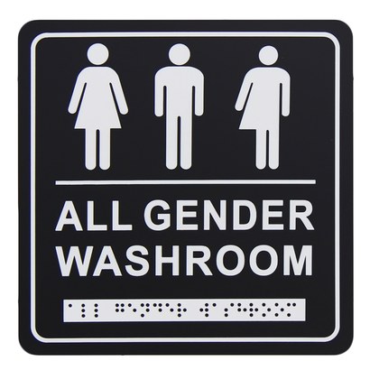Gender Neutral Washroom Signage
