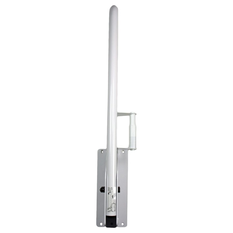 Swing Up Grab Bar White With Toilet Tissue Dispenser