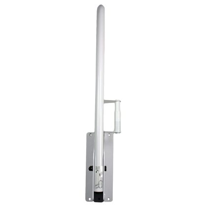 Swing Up Grab Bar White With Toilet Tissue Dispenser