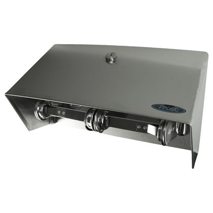 Double Roll Toilet Tissue Dispenser with Hood