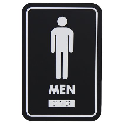 Male Washroom Signage