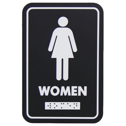 Female Washroom Signage