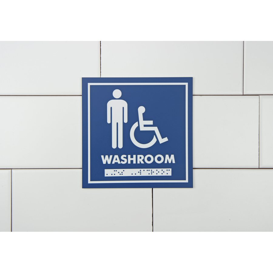 Male/Handicapped Washroom Signage